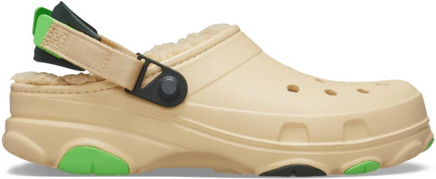 Crocs Classic All Terrain Lined Clog Pantoffels maat M10 W12 beige