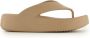 Crocs Women's Getaway Platform Flip Sandalen maat W10 beige - Thumbnail 2