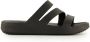 Crocs Getaway Strappy Sandal W 209587-001 Vrouwen Zwart Slippers - Thumbnail 2