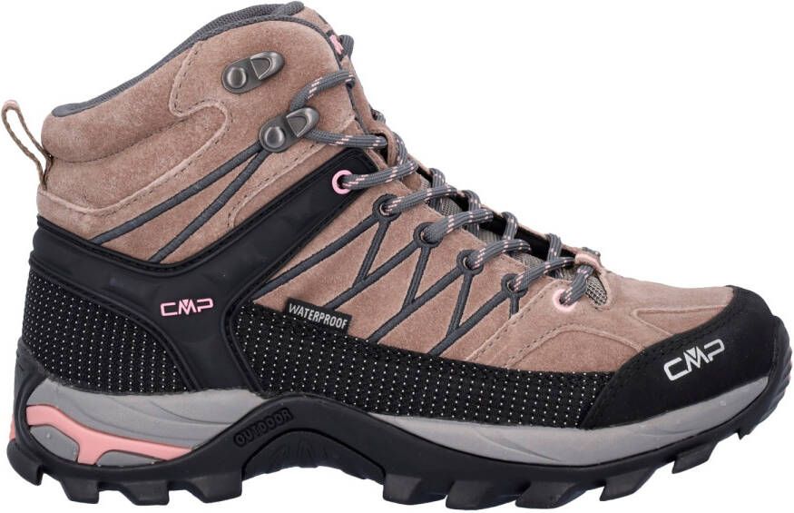 CMP Women's Rigel Mid Trekking Shoes Waterproof Wandelschoenen bruin zwart