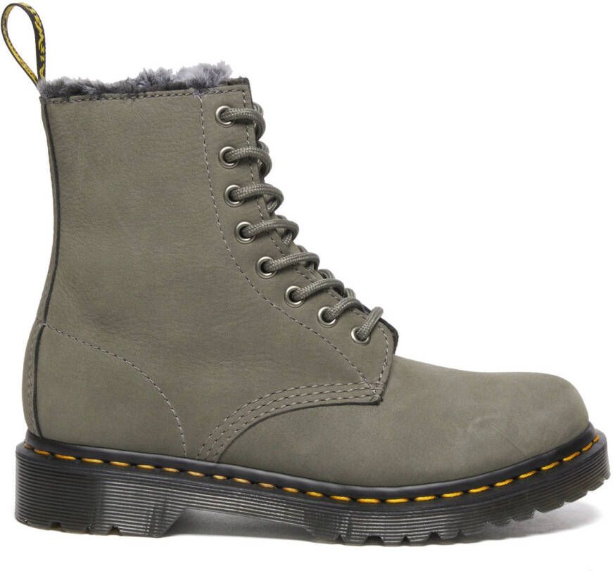 Dr. Martens Women's 1460 Serena Milled Nubuck WP Winterschoenen grijs