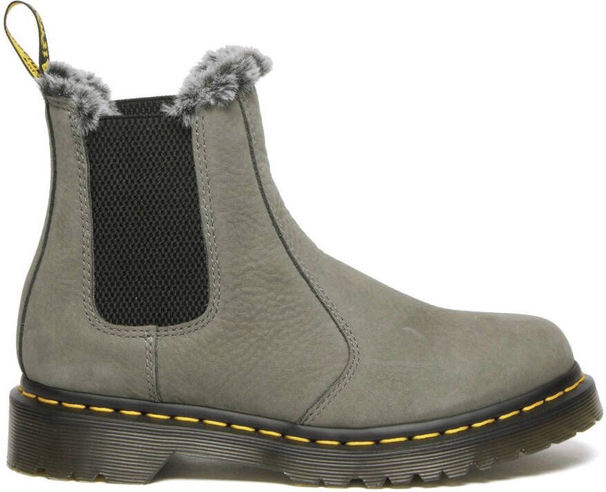 Dr. Martens Women's 2976 Leonore Milled Nubuck WP Winterschoenen olijfgroen