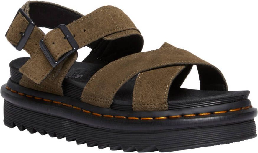 Dr. Martens Women's Voss II Sandal Sandalen zwart bruin