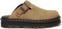 Dr. Martens Zebzag Mule E H Suede Sandalen beige zwart - Thumbnail 1