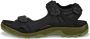 ECCO Offroad Yucatan Sandal Sandalen zwart olijfgroen - Thumbnail 2