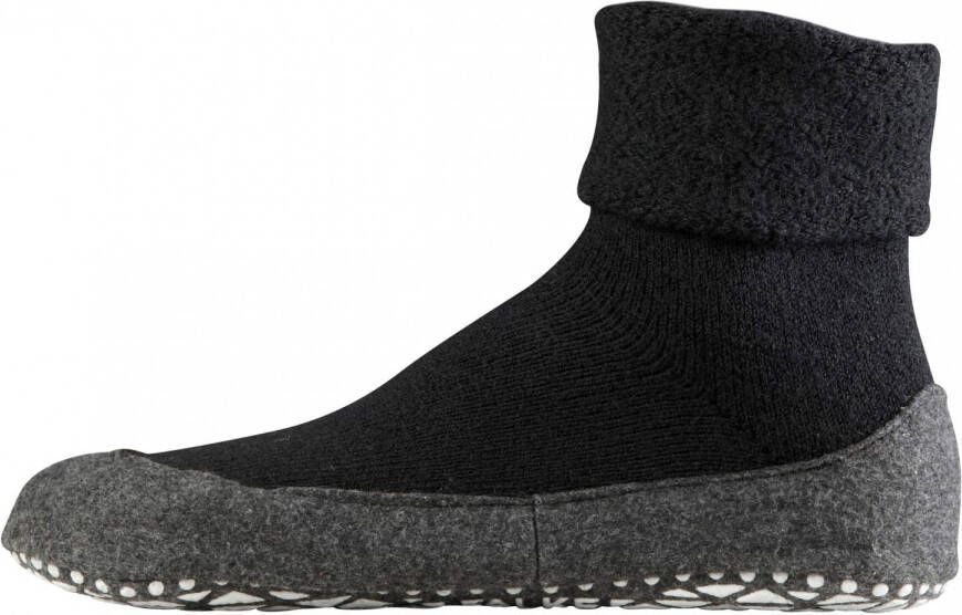 Falke Cosyshoe Pantoffels maat 37-38 zwart grijs