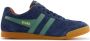 Gola Harrier Suede Sneakers blauw - Thumbnail 2