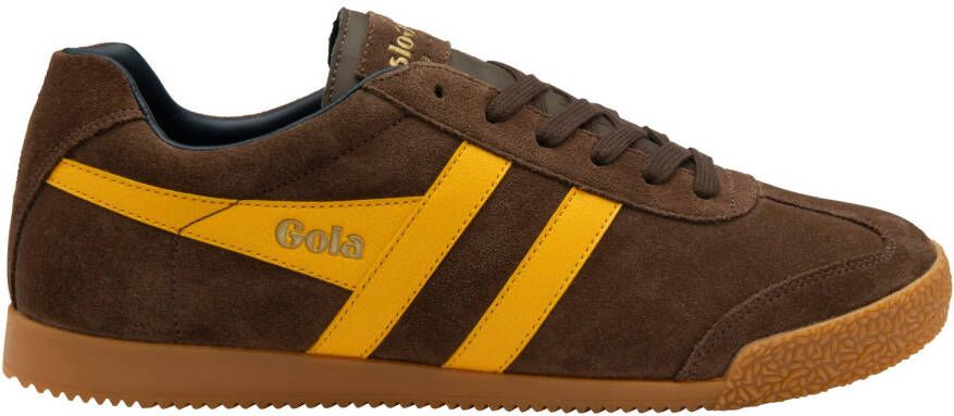 Gola Harrier Suede Sneakers bruin