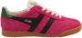 Gola Elan suède sneakers fuchsia zwart groen - Thumbnail 3