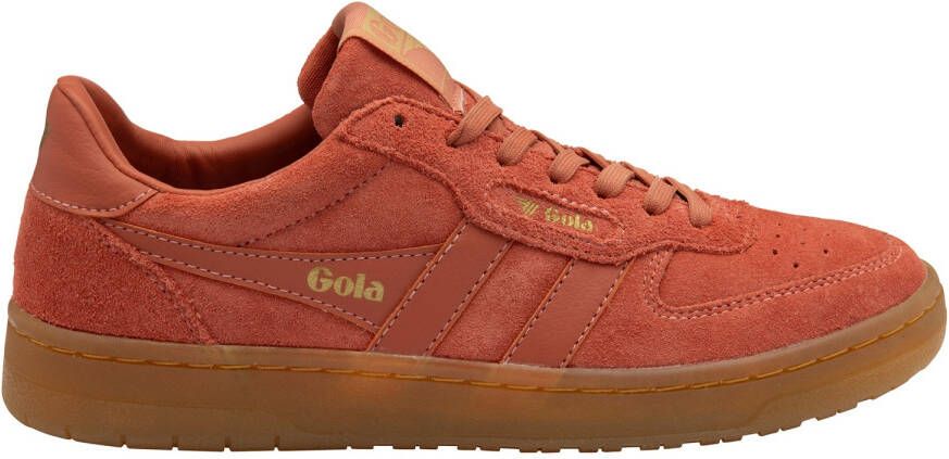 Gola Women's Hawk Suede '86 Sneakers rood bruin