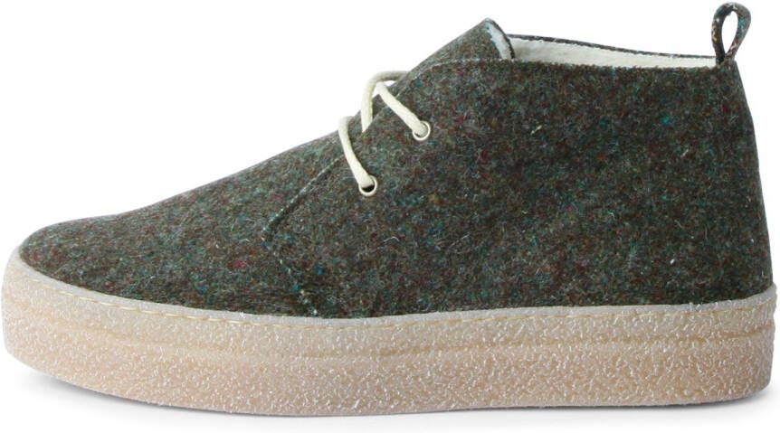 Grand Step Shoes Safari Wool Sneakers olijfgroen