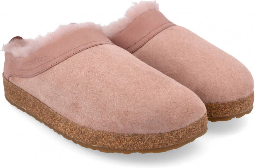 Haflinger Snowbird Pantoffels roze