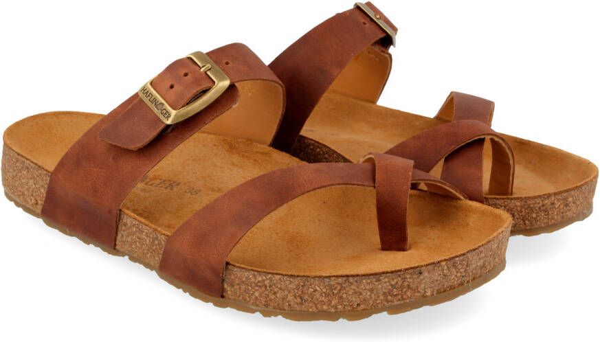 Haflinger Women's Juno Sandalen bruin