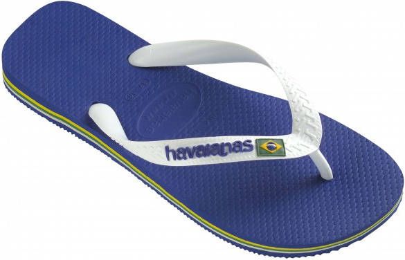 Havaianas Brasil Logo Sandalen blauw