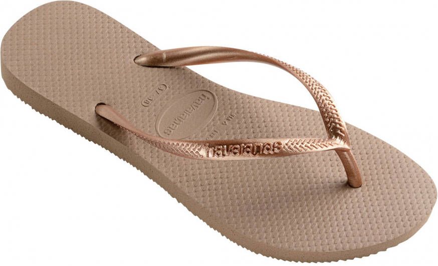 Havaianas Slim Sandalen bruin beige