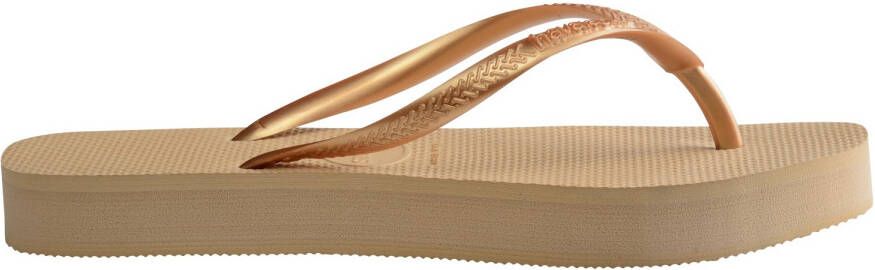 Havaianas Women's Slim Flatform Sandalen beige