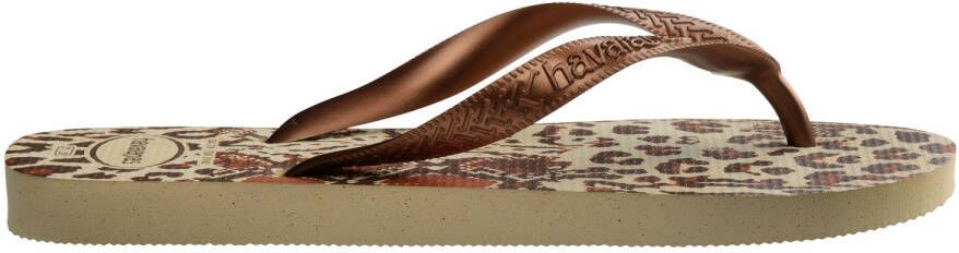 Havaianas Women's Top Animals Sandalen beige bruin