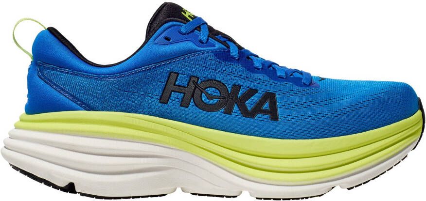 HOKA Bondi 8 Hardloopschoenen Wide blauw