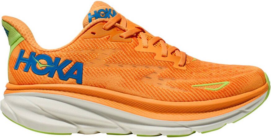 HOKA Clifton 9 Hardloopschoenen Regular oranje