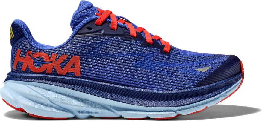 HOKA Kid's Clifton 9 Hardloopschoenen blauw