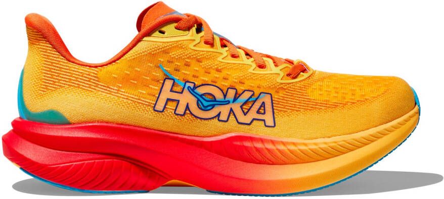 HOKA Mach 6 Hardloopschoenen Regular oranje