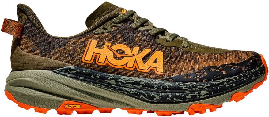 HOKA Speedgoat 6 Trailrunningschoenen Regular bruin