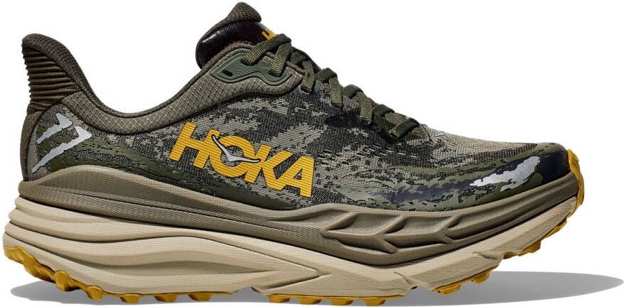 HOKA Stinson ATR 7 Trailrunningschoenen olijfgroen