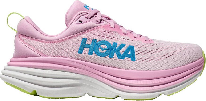 HOKA Women's Bondi 8 Hardloopschoenen Regular roze