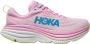 HOKA Women's Bondi 8 Hardloopschoenen Regular roze - Thumbnail 2