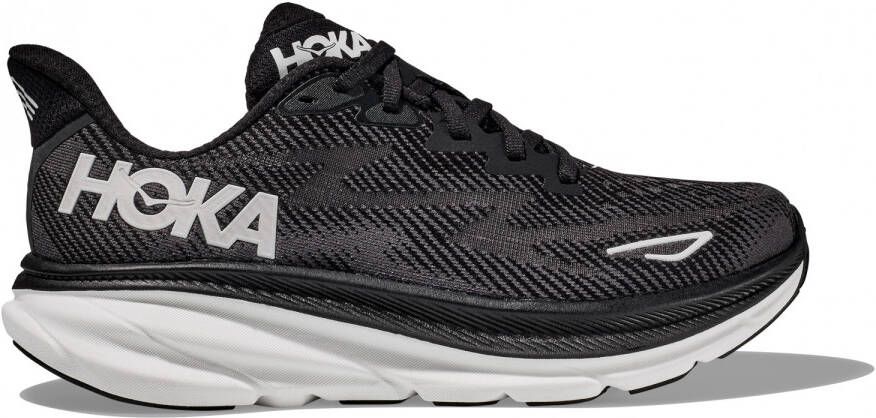 HOKA Women's Clifton 9 Hardloopschoenen Wide grijs