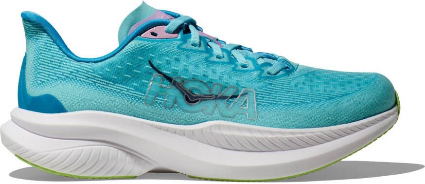 HOKA Women's Mach 6 Hardloopschoenen Regular turkoois