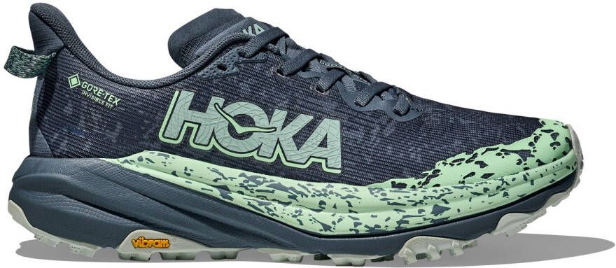 HOKA Women's Speedgoat 6 GTX Trailrunningschoenen Regular blauw