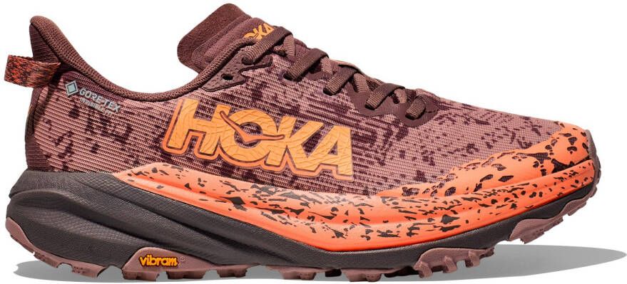 HOKA Women's Speedgoat 6 GTX Trailrunningschoenen Regular bruin