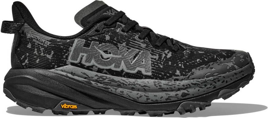 HOKA Women's Speedgoat 6 GTX Trailrunningschoenen Regular zwart grijs