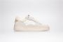 Hub Match Sneakers Leren Sneaker Dames Beige - Thumbnail 2