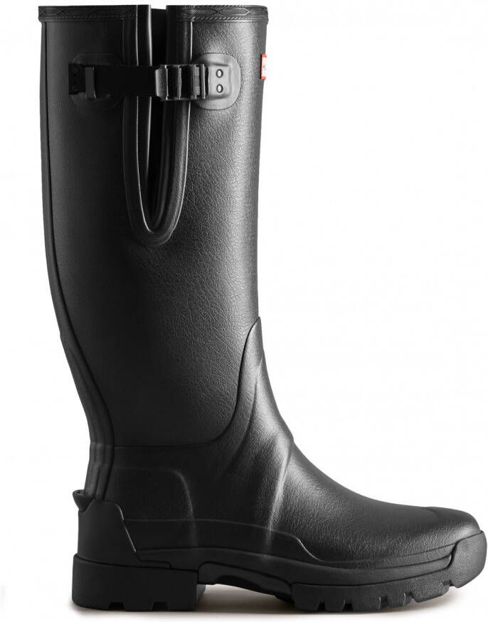 Hunter Boots Balmoral Side Adjustable Neo Lined Tech Sole Boot Rubberlaarzen zwart grijs