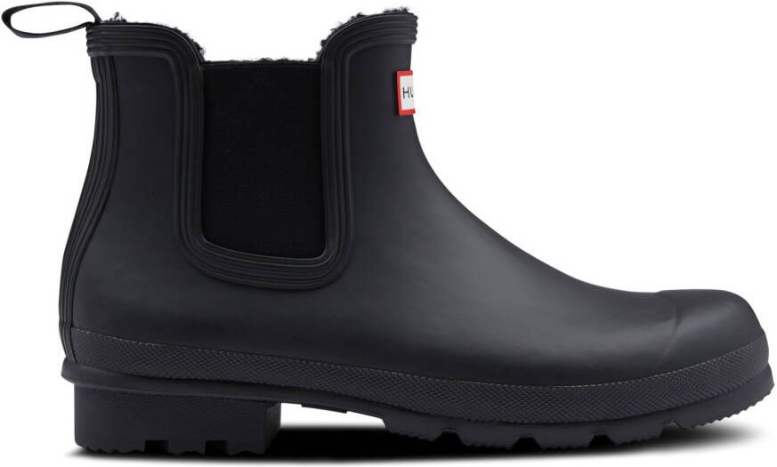 Hunter Boots Original Insulated Chelsea Rubberlaarzen zwart