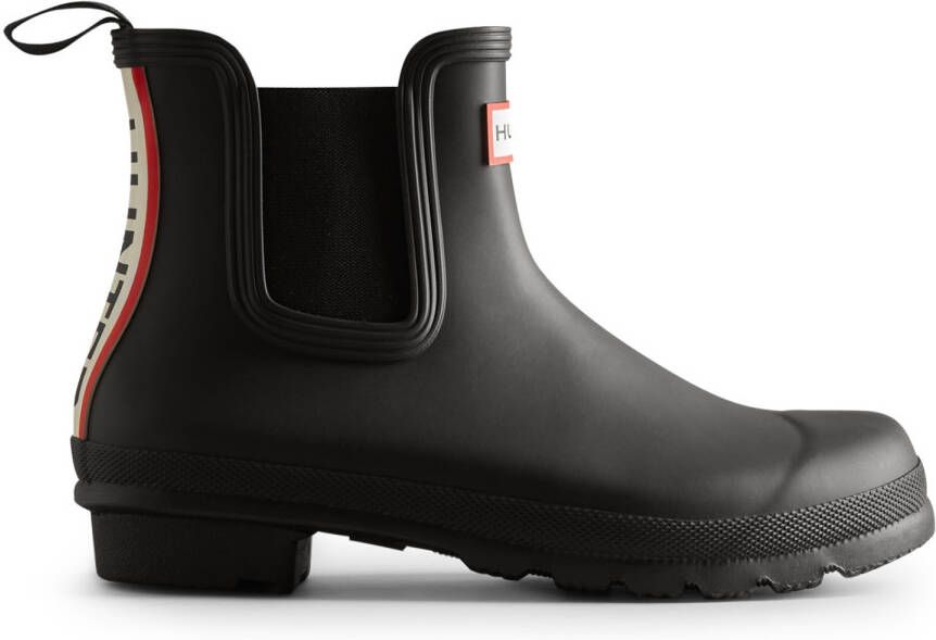 Hunter Boots Women's Original Chelsea Hunter Tri Colour Rubberlaarzen zwart