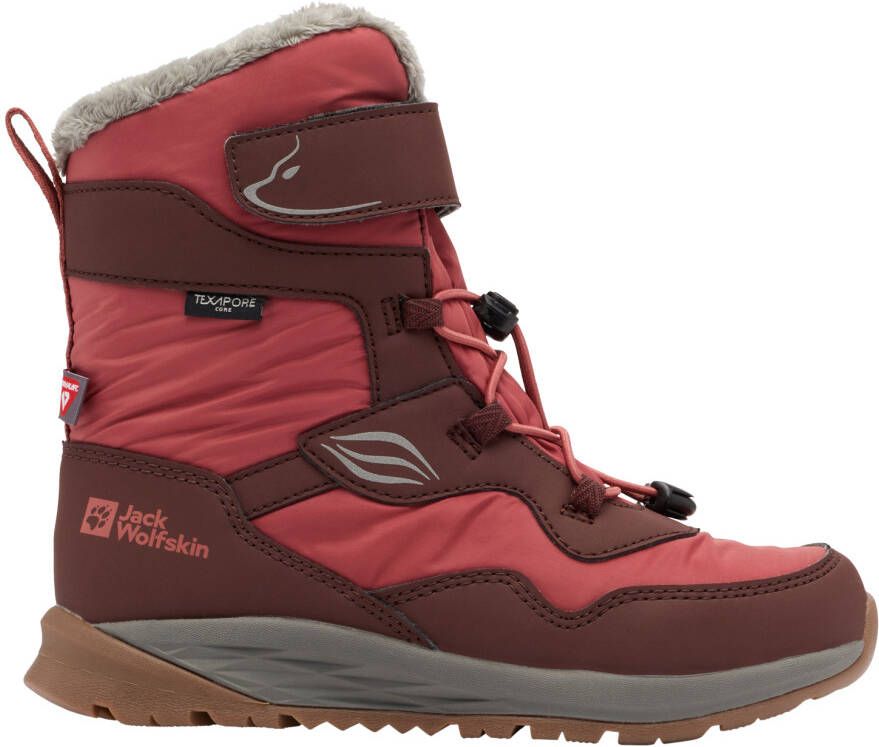 Jack Wolfskin Kid's Polar Bear-G Texapore High VC Winterschoenen bruin rood