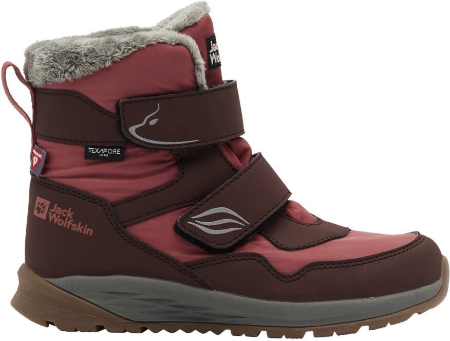 Jack Wolfskin Polar Bear-g Texapore Mid VC Kids Winterschoenen Kinderen Dark Mahogany