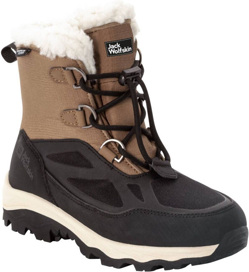 Jack Wolfskin Vojo Shell Extended Version Texapore Mid Kids Waterdichte winterlaarzen Kinderen 39 brown black brown black