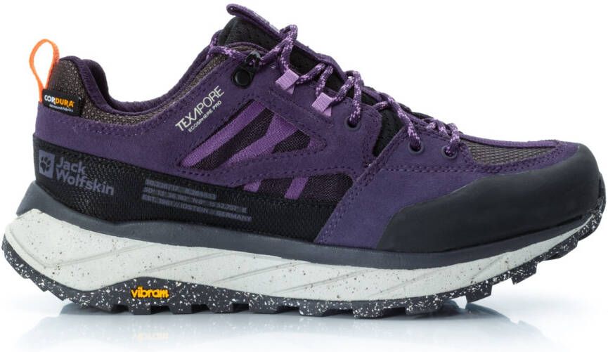 Jack Wolfskin Terraquest Texapore Low Women Waterdichte wandelschoenen Dames dark grape