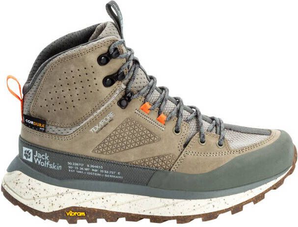 Jack Wolfskin Terraquest Texapore Mid Women Waterdichte wandelschoenen Dames misty green