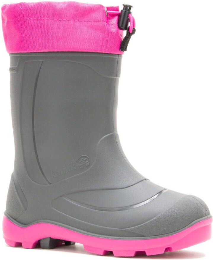 Kamik Kid's Snobuster Winterschoenen grijs roze