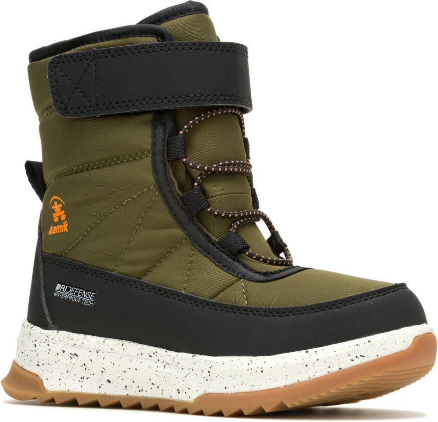 Kamik Kid's Stormy Winterschoenen zwart olijfgroen