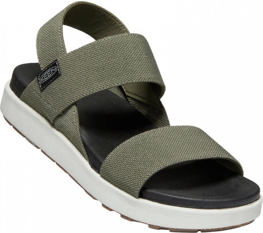 Keen Elle Backstrap Sandalen olijfgroen