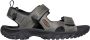 Keen Targhee III Heren Wandelsandalen Grey Black Grijs Leer K1022424 - Thumbnail 4