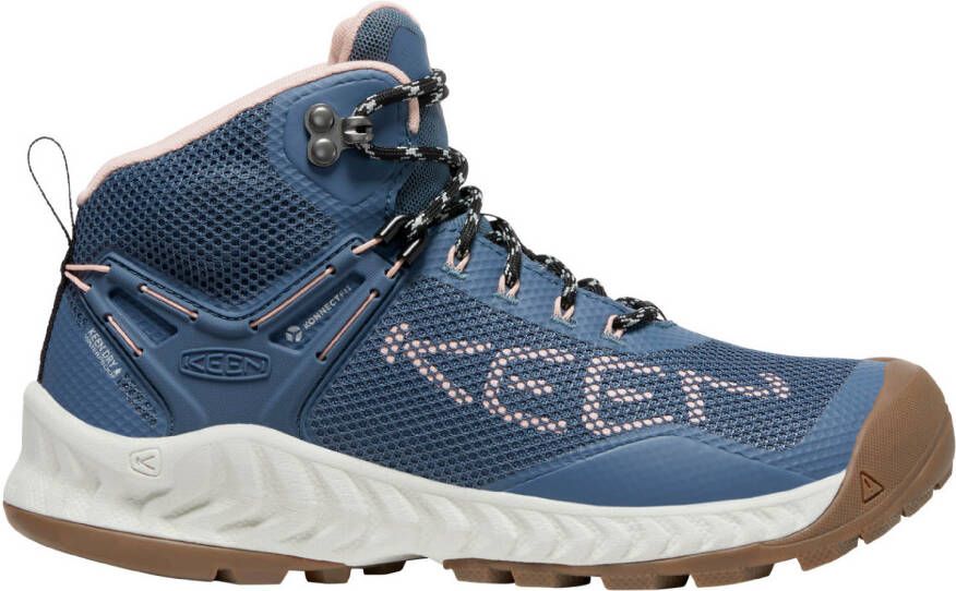 Keen Women's NXIS Evo Mid WP Wandelschoenen blauw