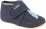 Living Kitzbühel Baby's Klettschuh Wal Pantoffels blauw - Thumbnail 1