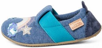 Living Kitzbühel Kid's Babyklett Einhornzauber Pantoffels meerkleurig